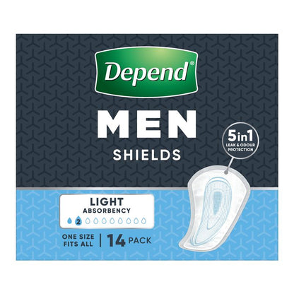 Depend Shields 14 Pack