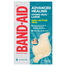 Band-Aid Advanced Healing Hydro Seal Gel Plasters Large 6 Pack