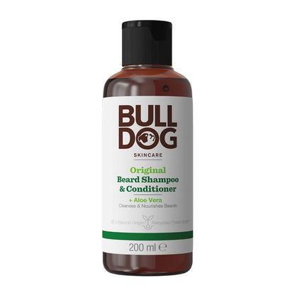 Bulldog Skincare for Men Original Beard Shampoo & Conditioner 200ml