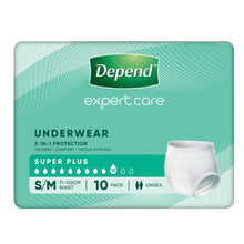 Depend Expert Care Incontinence Underwear Super Plus S/M 10 Pack