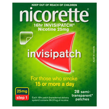 Nicorette Quit Smoking Nicotine 16 Hour Invisipatch Step 1 28 Pack
