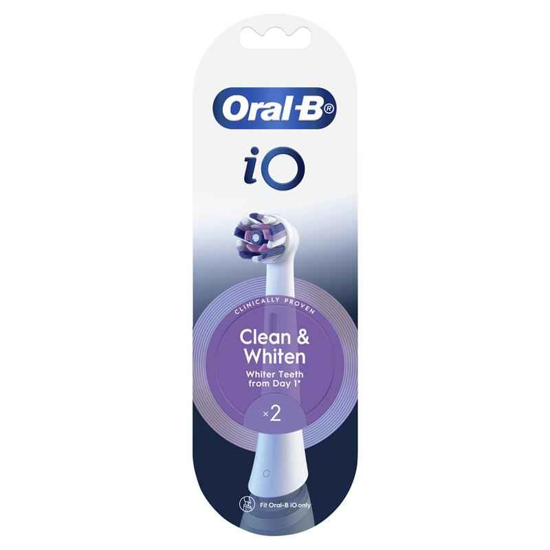 Oral B Power Toothbrush iO Clean & Whiten Refills 2 Pack