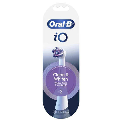 Oral B Power Toothbrush iO Clean & Whiten Refills 2 Pack