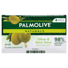 Palmolive Soap Bar Olive & Aloe Vera 90g 4 Pack