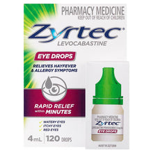 Zyrtec Antihistamine Hayfever & Allergy Eye Drops 4mL