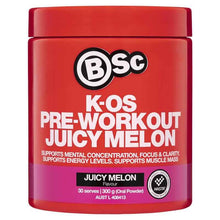 BSc K-OS Pre-Workout Juicy Melon 300g