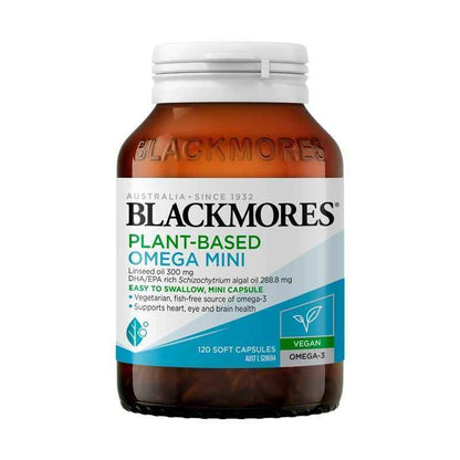 Blackmores Plant-Based Omega Mini 120 Capsules