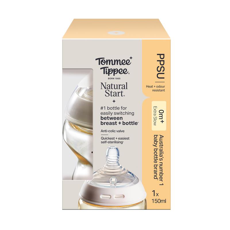 Tommee Tippee Natural Start 150ml PPSU Bottle Slow Teat