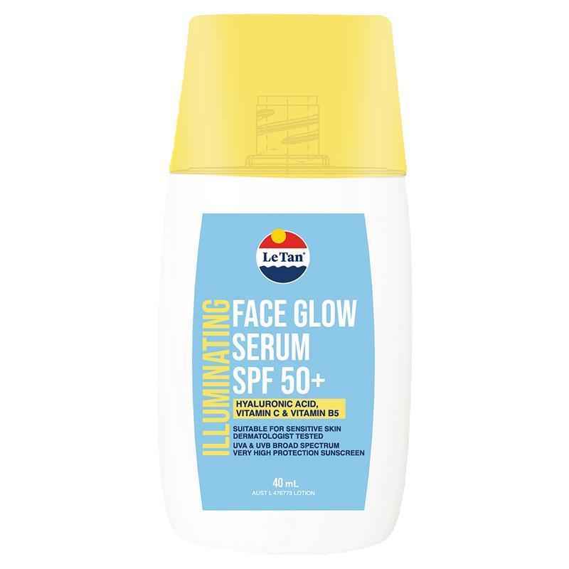 Le Tan Illuminating Face Glow Serum SPF50+