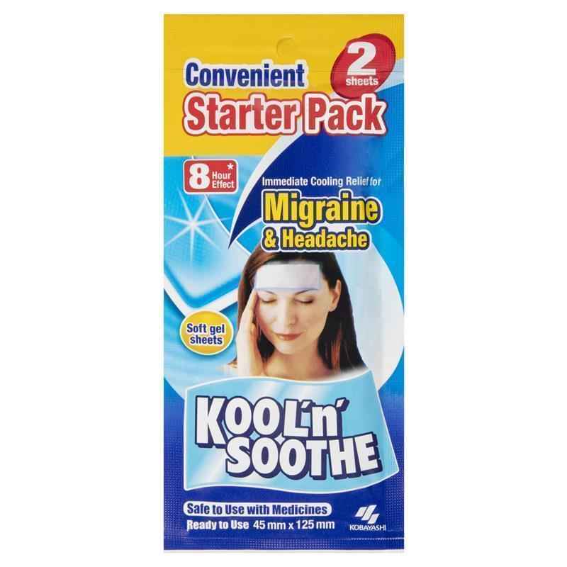 Kool n Soothe Migraine Relief 2 Sheets
