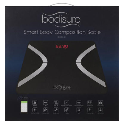 BodiSure Smart Body Bluetooth Composition Scale Black