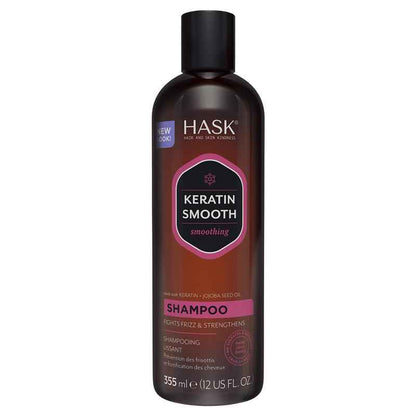 Hask Keratin Protein Smoothing Shampoo 355ml
