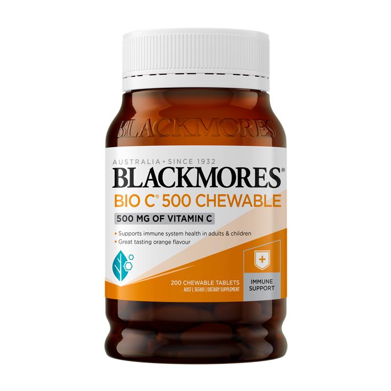 Blackmores Bio C 500mg 200 Chewable Tablets