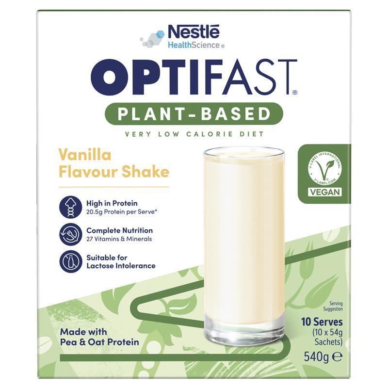 Plant-Based Meal Replacement Shake - Vanilla (10 x 54g)