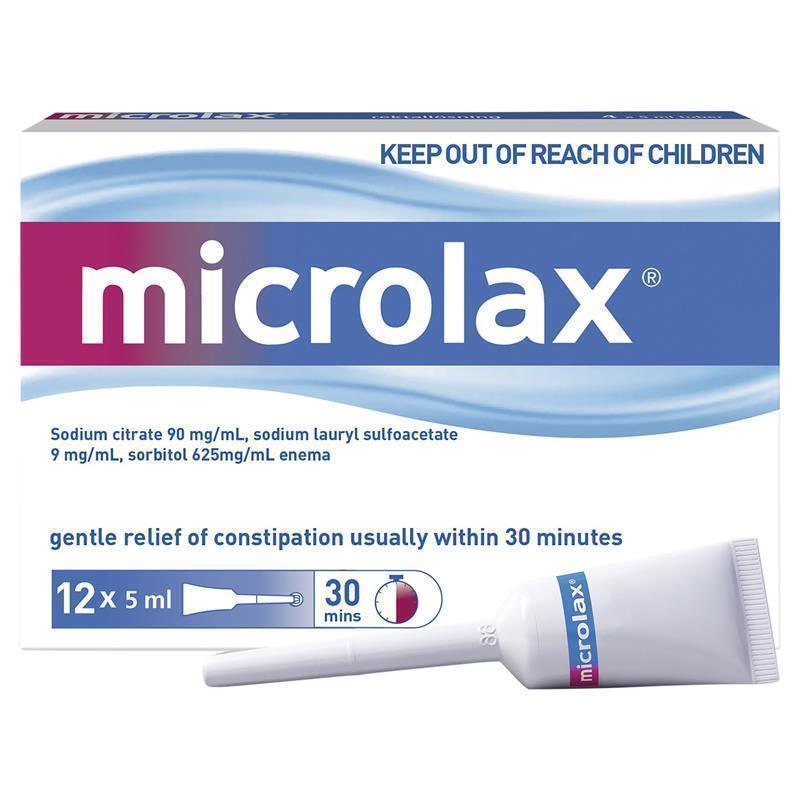 Microlax Enemas 5mL 12