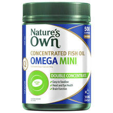 Nature's Own Concentrated Fish Oil Omega Mini 500 Capsules