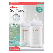 Pigeon SofTouch Bottle PP 240ml Twin Pack