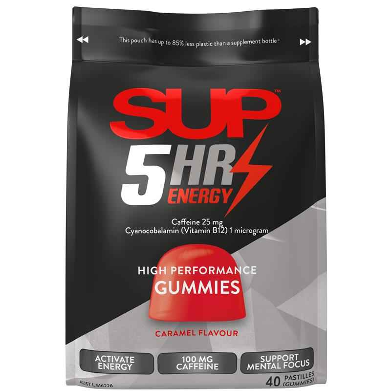 SUP 5HR Energy Gummies 40 Pastilles