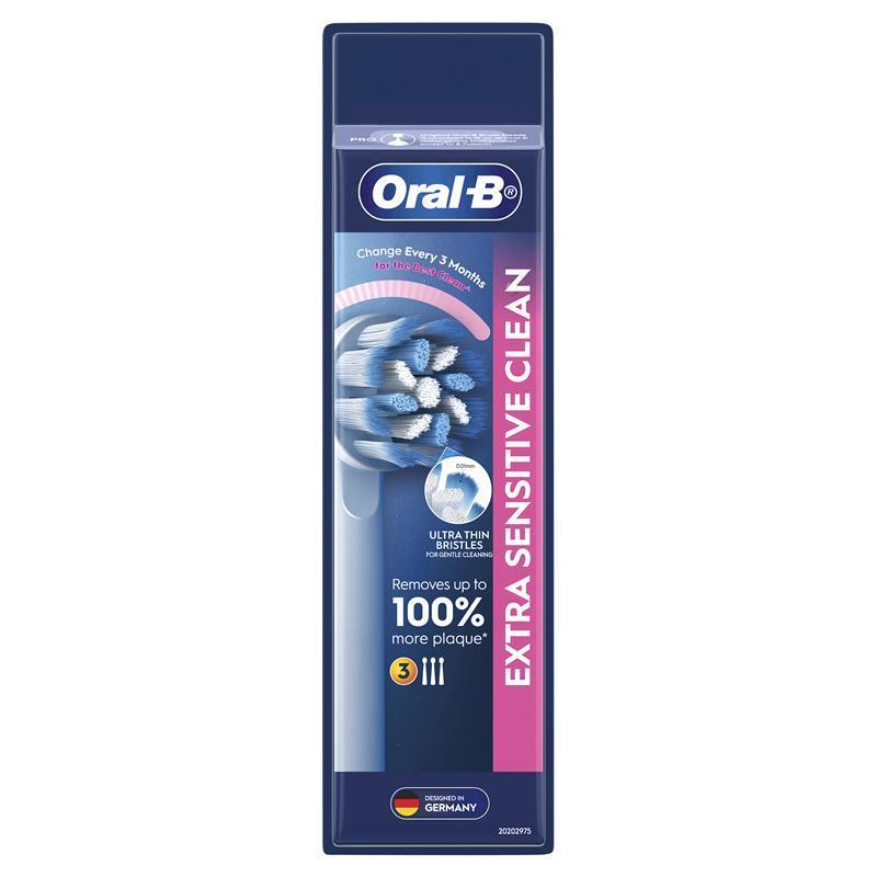 Oral B Power Toothbrush Extra Sensitive Refills 3 Pack - GimmeNow
