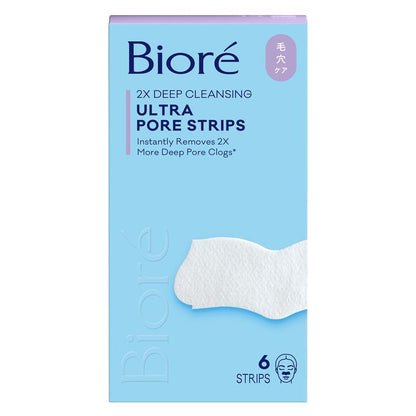 Biore Witch Hazel Ultra Deep Cleansing Pore Strips 6 Pack