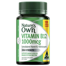 Nature's Own High Strength Vitamin B12 1000mcg 120 Tablets Exclusive Size