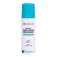 Moogoo Natural Fresh Cream Roll On Deodorant Lemon Myrtle 115ml
