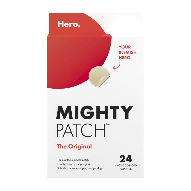 Hero Mighty Patch Original Hydrocolloid Pimple Patches 24 pack