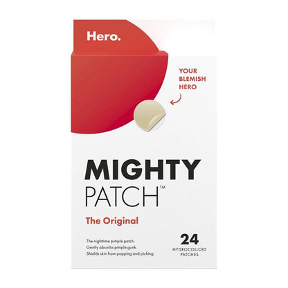 Hero Mighty Patch Original Hydrocolloid Pimple Patches 24 pack