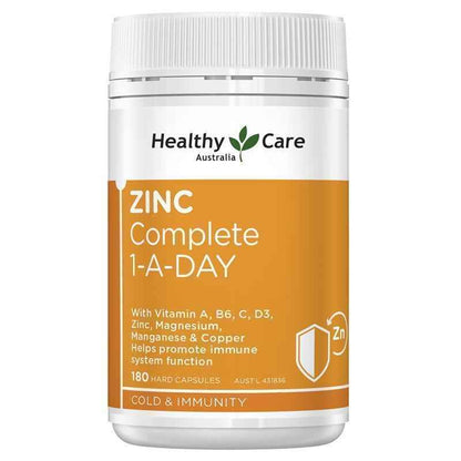 Healthy Care Zinc Complete 1-A-Day 180 Capsules