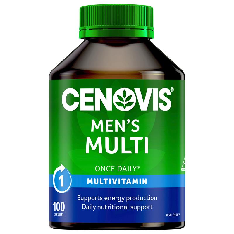 Cenovis Once Daily Mens Multi 100 Capsules Value Pack