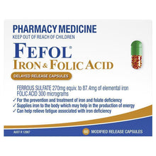 Fefol Iron and Folic Acid 60 Capsules