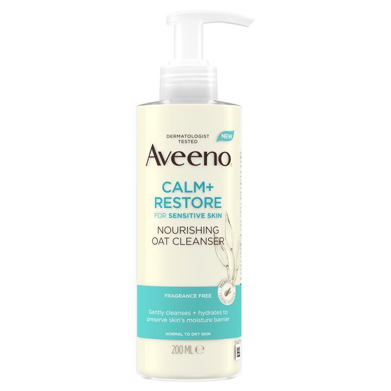 Aveeno Face Calm and Restore Nourishing Oat Cleanser 200ml