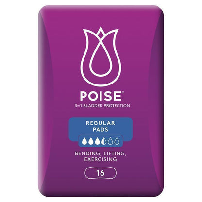 Poise Pad Regular 16