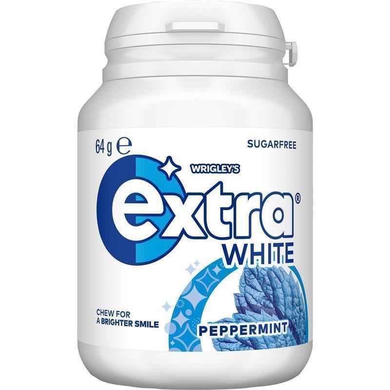 Extra Bottle White Peppermint 64g