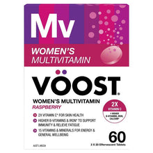 Voost Womens Multivitamin Raspberry Effervescent Tablets 60 Pack Exclusive Size