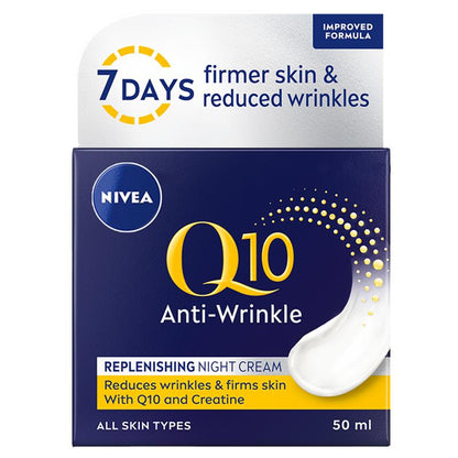 NIVEA Q10 Anti-Wrinkle Night Cream 50ml - GimmeNow
