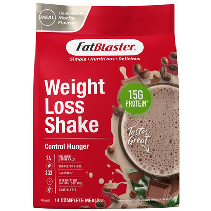Naturopathica Fatblaster Weight Loss Shake Red Pouch Mocha 465g