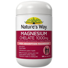 Nature's Way Magnesium Chelate 1000mg 100 Tablets