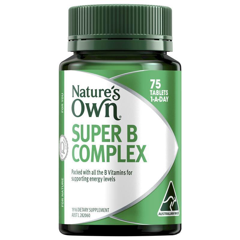 Nature's Own Super B Complex 75 Tablets - GimmeNow