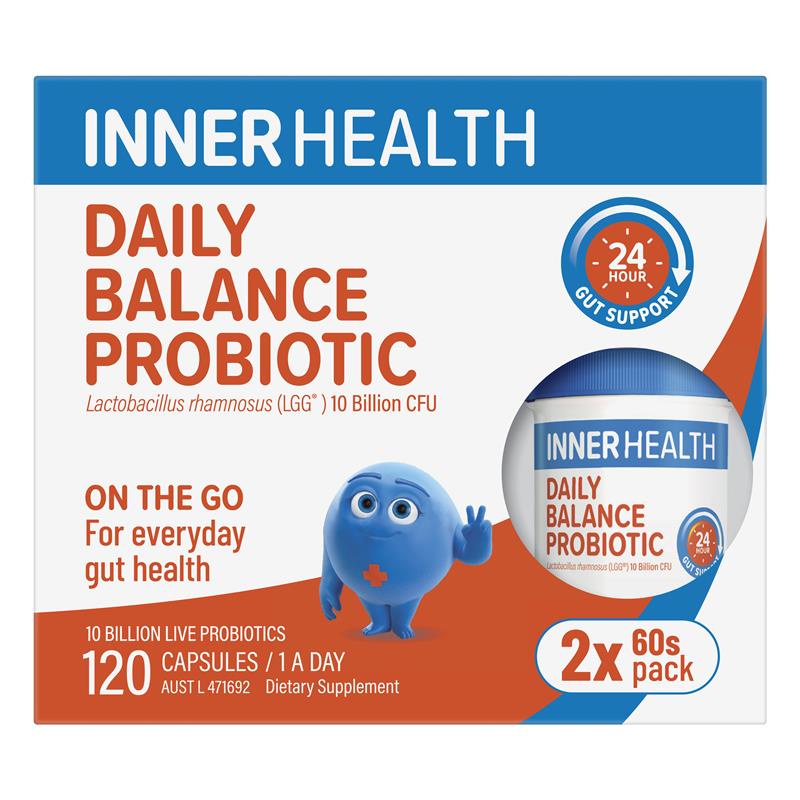 Inner Health Daily Balance Probiotic 120 Capsules