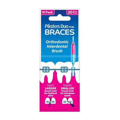 Piksters Interdental  Brushes Braces 10 Pack