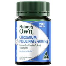 Nature's Own Chromium Picolinate 400mcg 200 Tablets - GimmeNow
