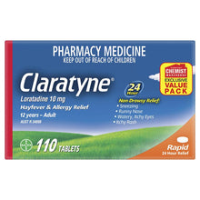 Claratyne Allergy & Hayfever Relief Antihistamine Tablets 110 Pack
