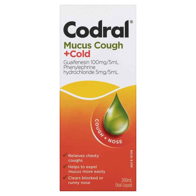 Codral Mucus Cough & Cold 200ml