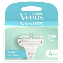 Gillette Venus Smooth Sensitive Blade Refills 4 Pack