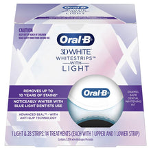 Oral B 3D White Strips Teeth Whitening 14 Treatments + LED Light Kit - GimmeNow