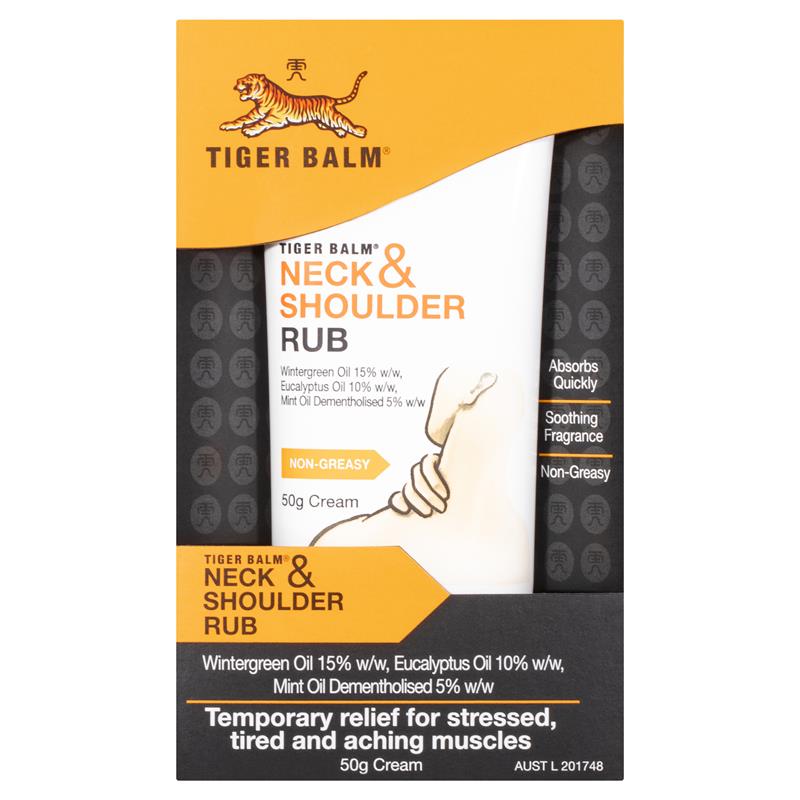 Tiger Balm Neck And Shoulder Rub 50g