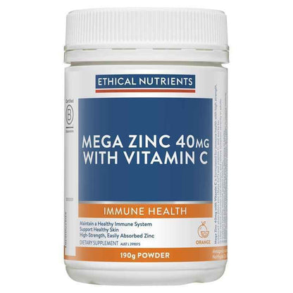 High-Strength Zinc & Vitamin C Powder - Orange Flavour