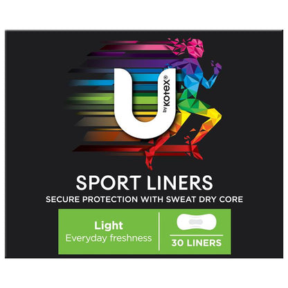 U by Kotex Liners Sport 30 Pack