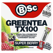 BSc Green Tea TX100 Super Berry 60 x 3g Serve NEW - GimmeNow